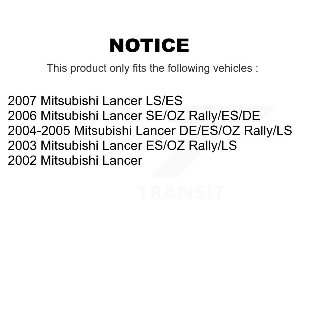 [Arrière] Kit de fixation pour freins à tambour arrière pour Mitsubishi Lancer 13-H17381
