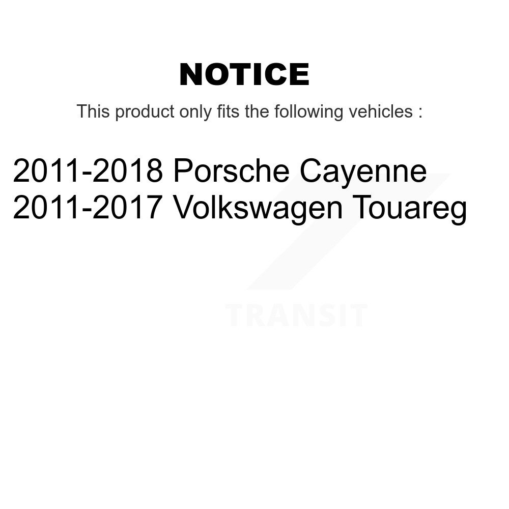 [Arrière] Stationnement arrière Matériel de frein Kit pour Volkswagen Touareg Porsche Cayenne 13-H17467
