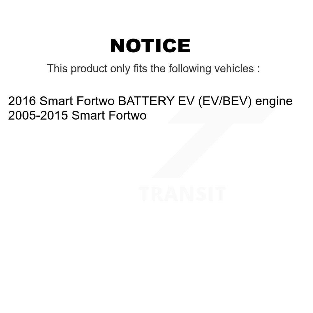 [Arrière] Kit de quincaillerie pour freins à tambour arrière pour Smart Fortwo 13-H17479