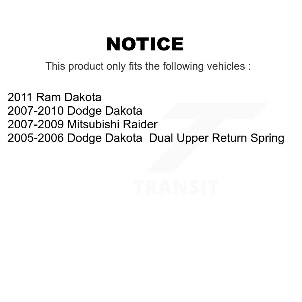 [Arrière] Tambour arrière Matériel de frein Kit pour Dakota Dodge Ram Mitsubishi Raider 13-H7359