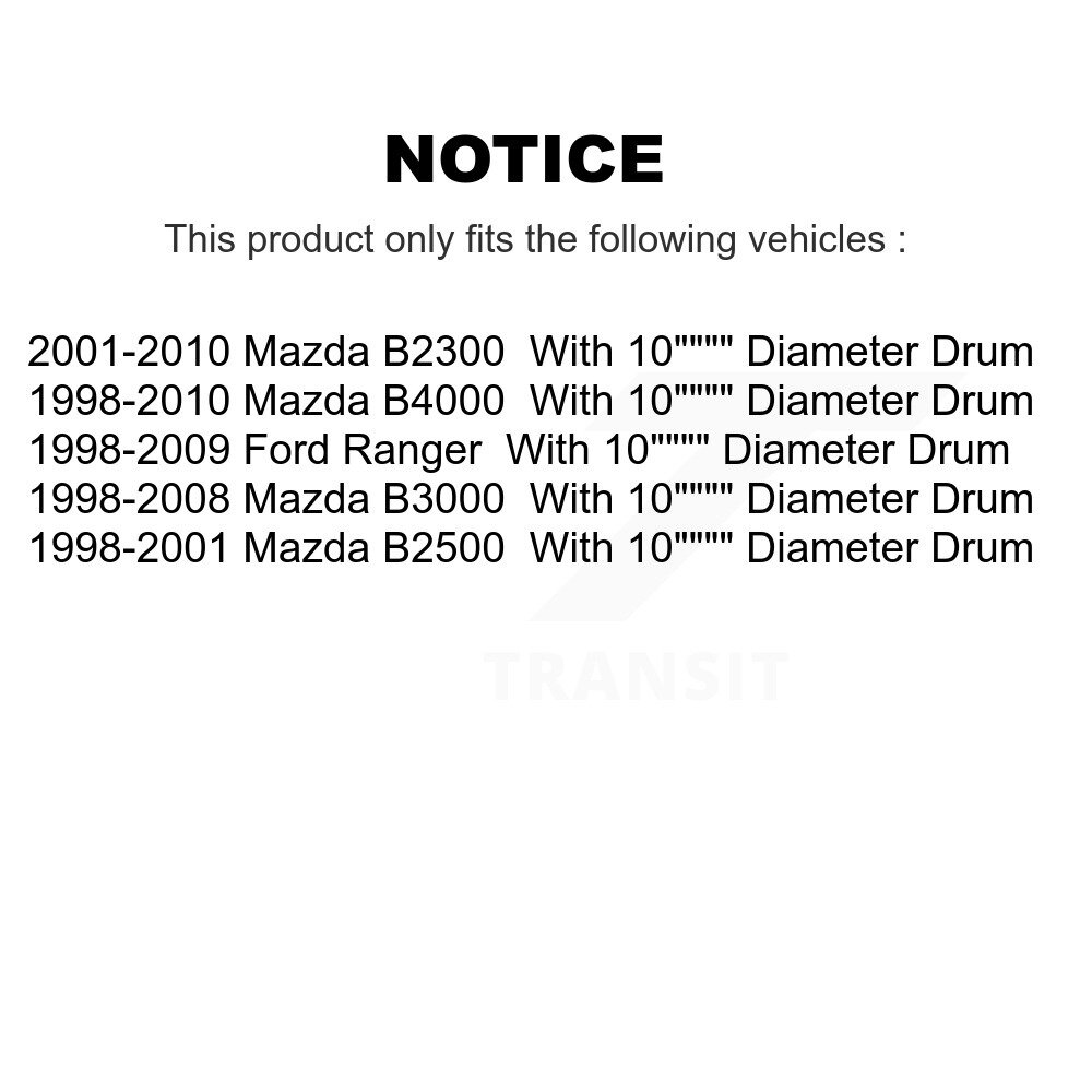 [Arrière] Cylindre de frein à tambour arrière pour Ford Ranger Mazda B4000 B3000 B2300 B2500