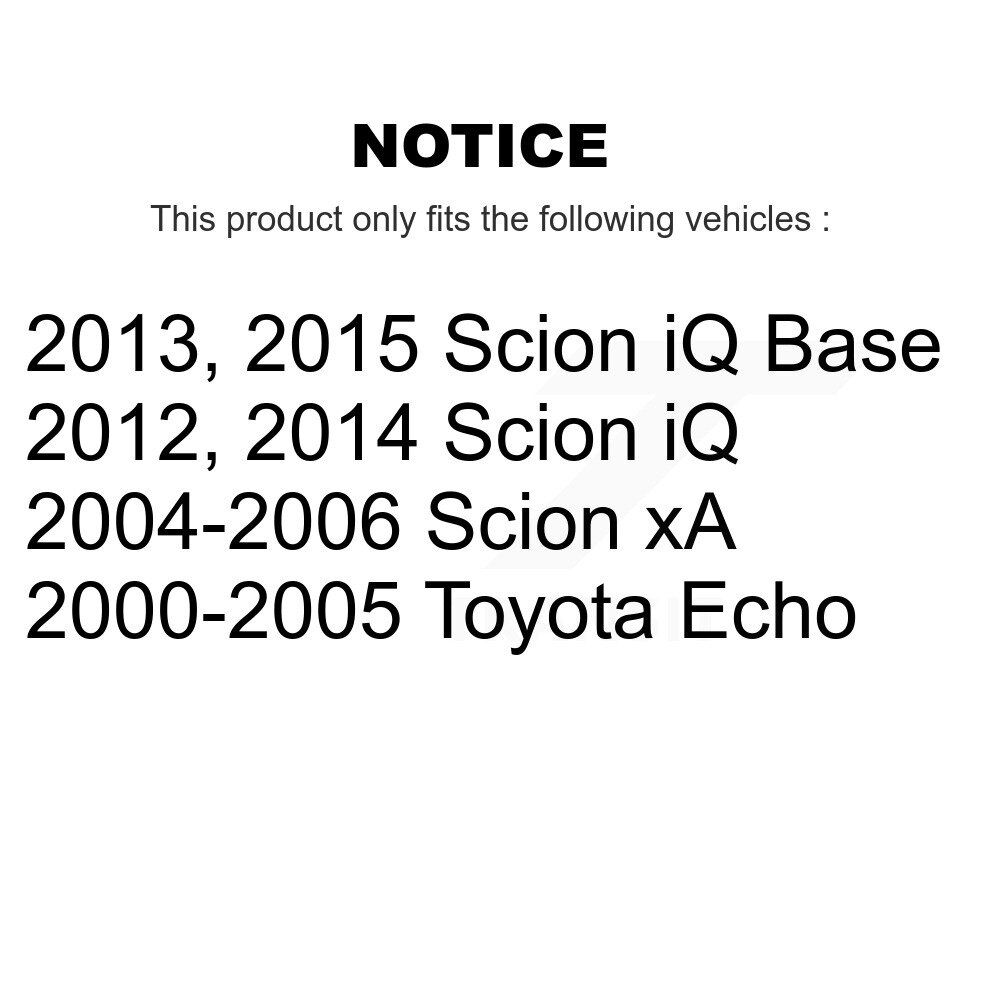 [Arrière droite] Cylindre de frein à tambour arrière droit pour Toyota Echo Scion iQ xA 14-WC370098