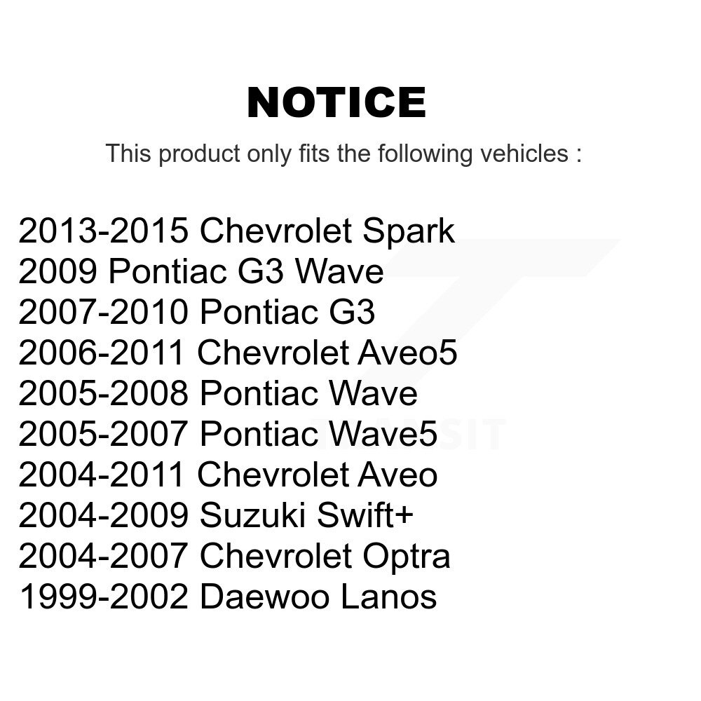 [Arrière] Cylindre de frein à tambour arrière pour Chevrolet Aveo Pontiac Aveo5 Wave Spark G3