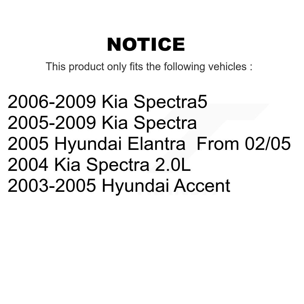 [Arrière droite] Cylindre de frein à tambour arrière pour Kia Spectra Hyundai Accent Spectra5 Elantra