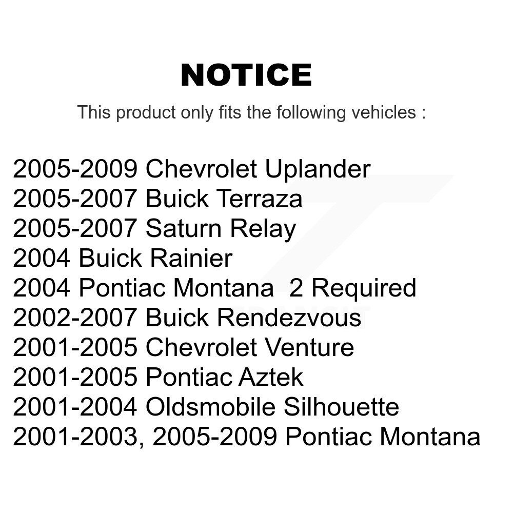 [N/A] Filtre à air cabine pour Pontiac Montana Chevrolet Uplander Buick Rendez-vous Entreprise