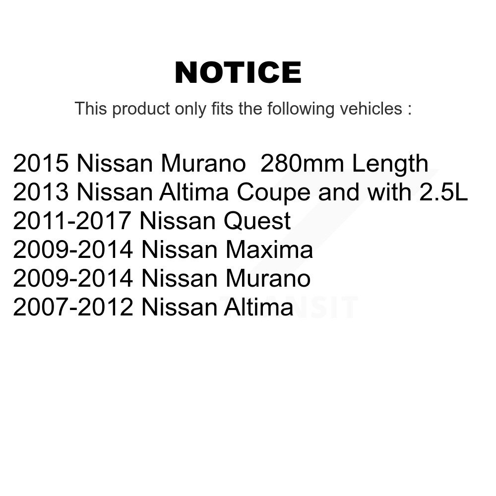 [N/A] Filtre à air de cabine pour Nissan Altima Murano Maxima Quest 54-24400
