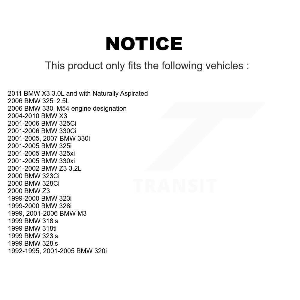 [N/A] Filtre à air de cabine pour BMW X3 325i 330Ci 325Ci M3 Z3 330i 320i 325xi 323i 330xi