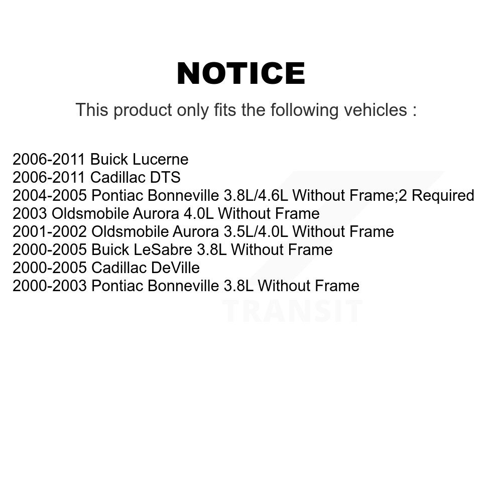 [N/A] Filtre à air de cabine pour Buick Lucerne Cadillac LeSabre DTS DeVille Pontiac Aurora