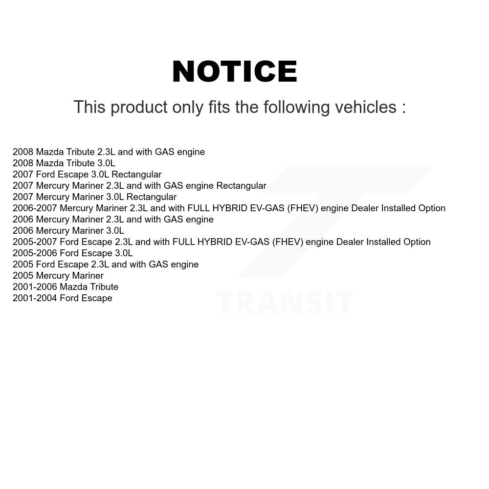 [N/A] Filtre à air cabine pour Ford Escape Mazda Hommage à Mercury Mariner 54-24816