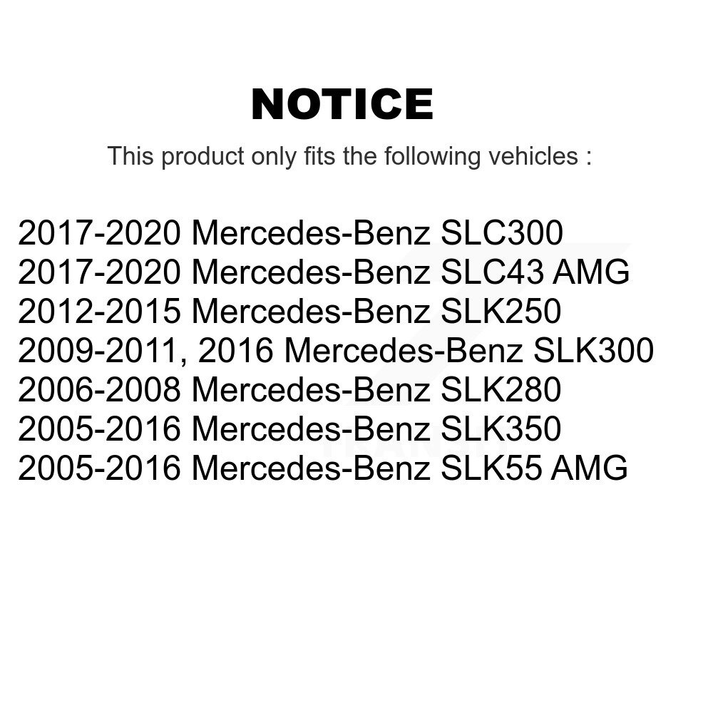 [N/A] Filtre d'air de cabine pour Mercedes-Benz SLK350 SLK280 SLK55 AMG SLK300 SLC300 SLK250
