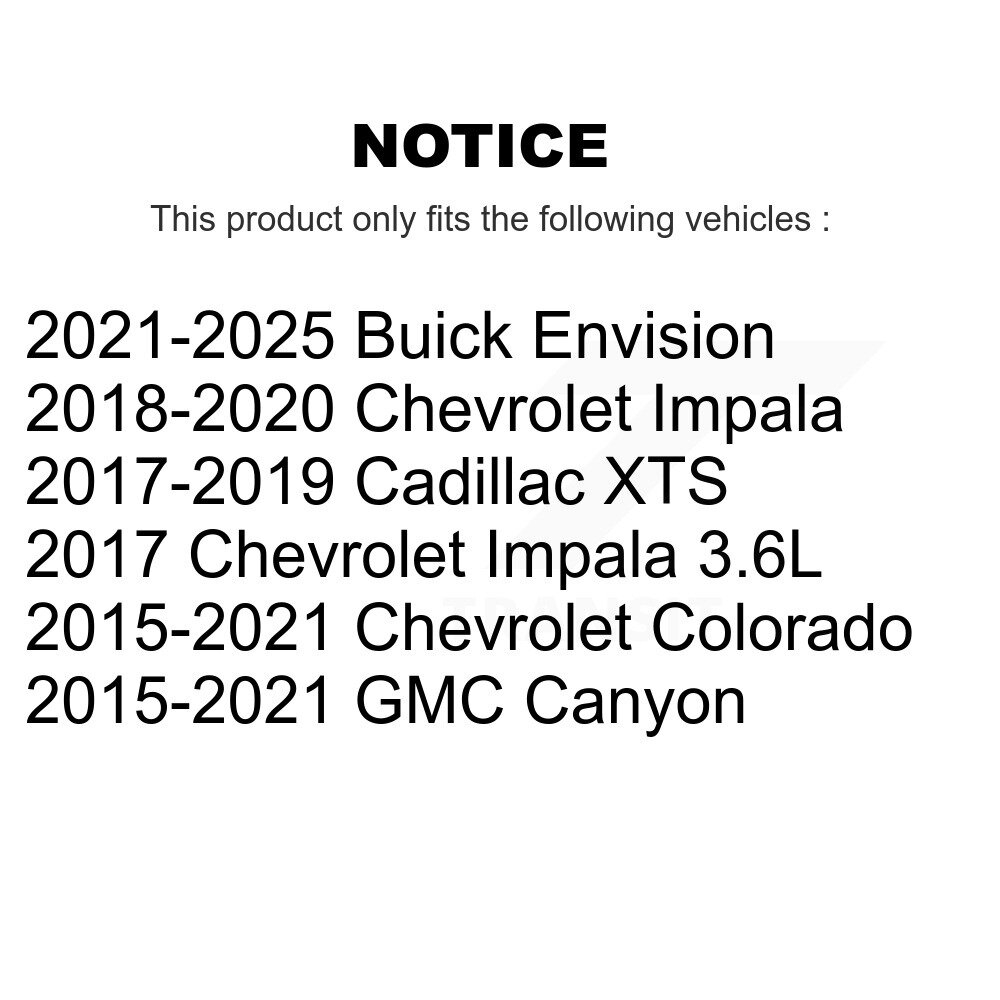 [N/A] Filtre à air cabine pour Chevrolet Colorado GMC Canyon Buick Envision Impala XTS