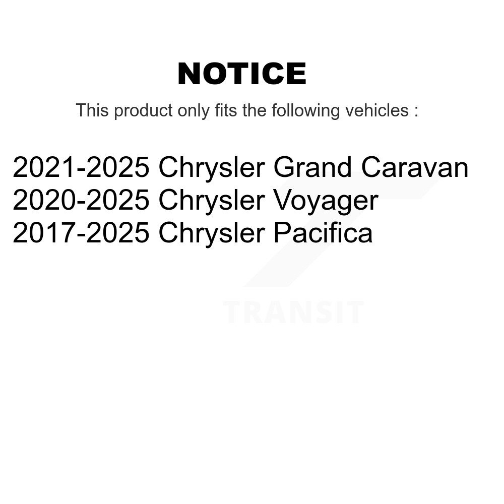 [N/A] Filtre à air de cabine pour Chrysler Pacifica Grand Caravan Voyager 54-WP10316
