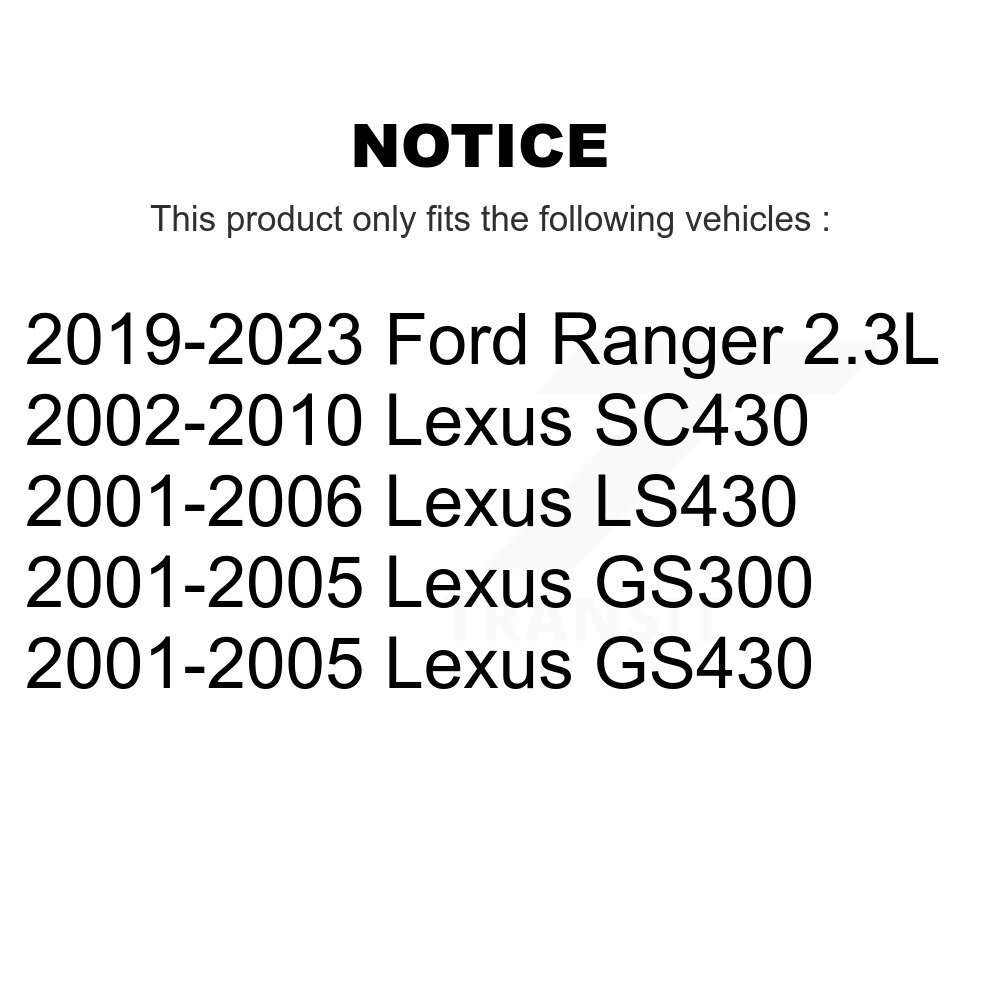 [N/A] Filtre à air de cabine pour Ford Ranger Lexus SC430 LS430 GS300 GS430 54-WP10410
