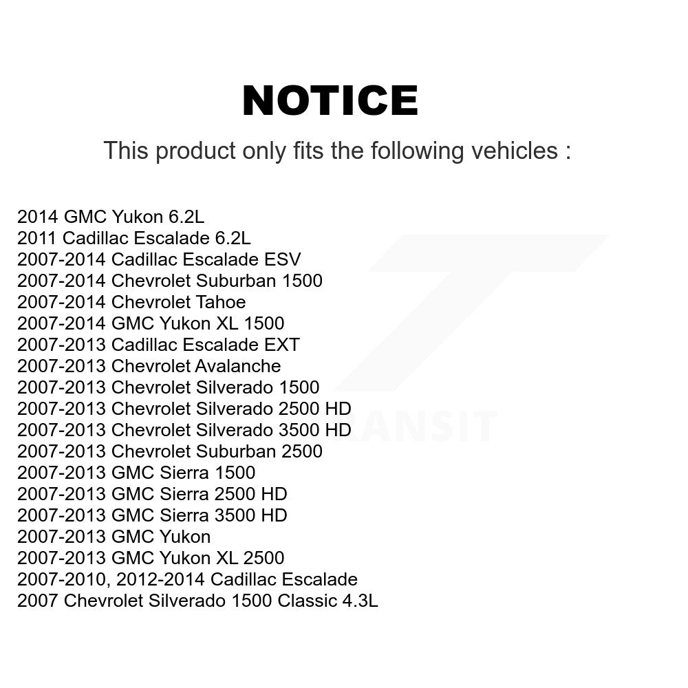 [N/A] Filtre à air cabine pour Chevrolet GMC Sierra 1500 Silverado 2500 HD Avalanche 3500