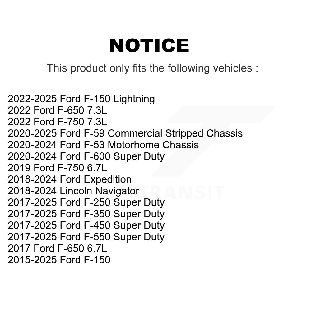 [N/A] Filtre à air de cabine pour Ford F-150 F-350 Super Duty F-250 Expedition Lightning F-53