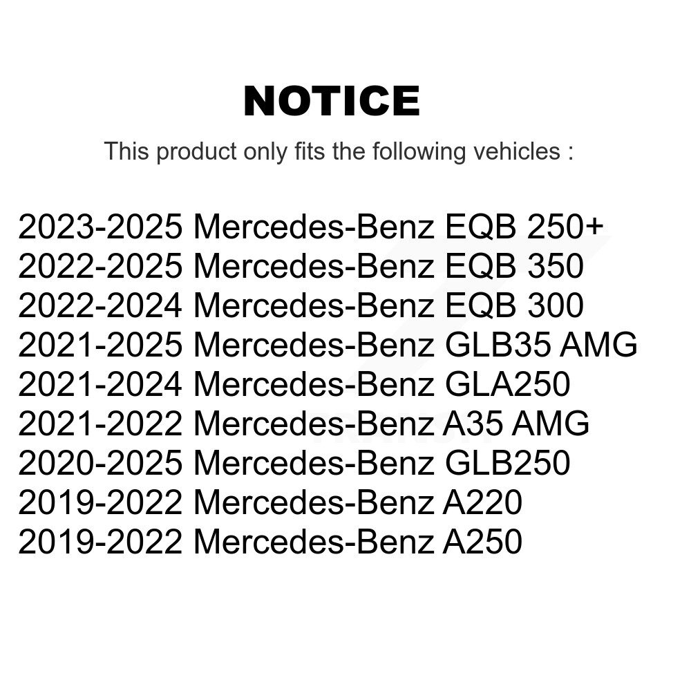 [N/A] Filtre à air de cabine pour Mercedes-Benz GLB250 GLA250 A220 A250 EQB 350 GLB35 AMG A35
