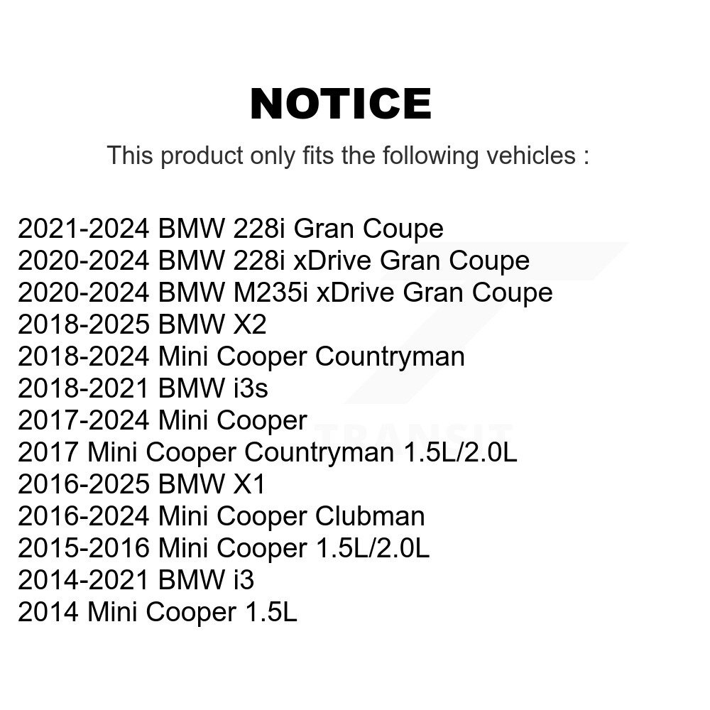 [N/A] Filtre à air de cabine pour Mini BMW Cooper X1 Countryman X2 Clubman i3 228i xDrive i3s