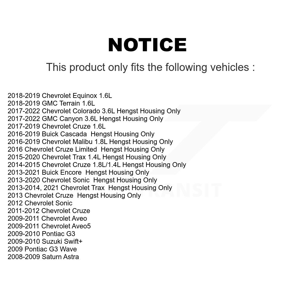 [N/A] Filtre à huile moteur pour Chevrolet Cruze Buick Encore GMC Trax Equinox Colorado G3