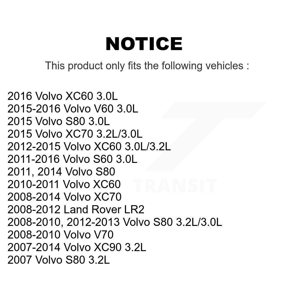 [N/A] Filtre à huile moteur pour Volvo XC60 XC90 XC70 S60 Land Rover LR2 S80 V60 V70