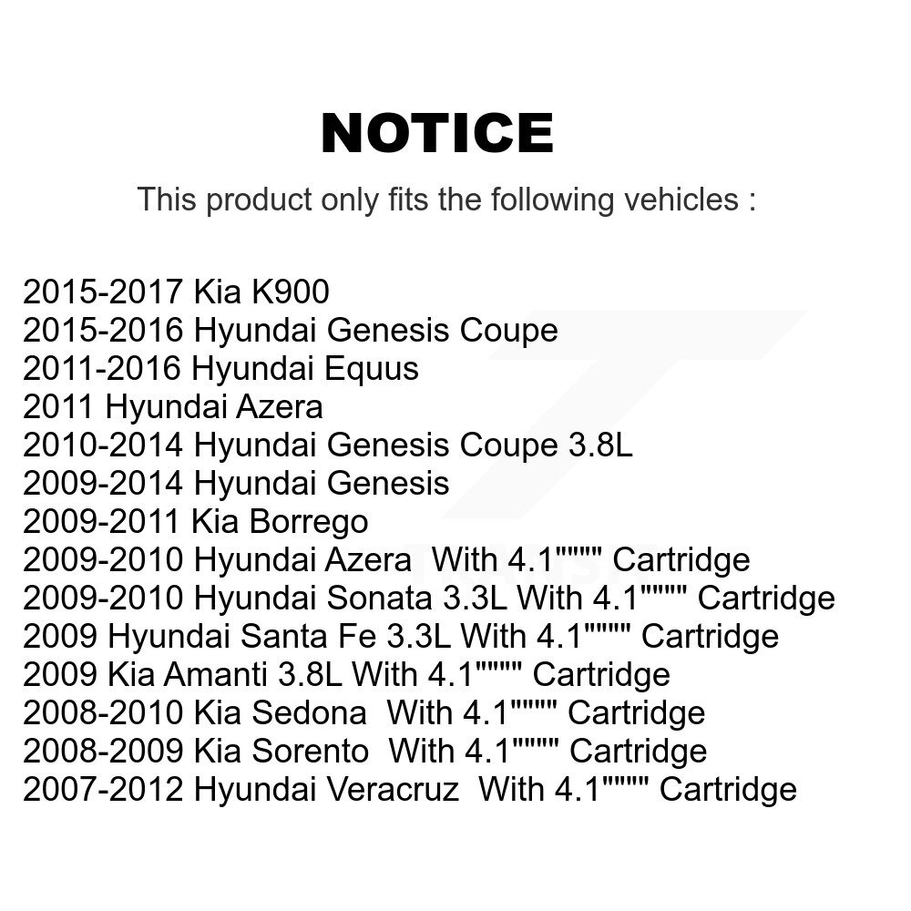 [N/A] Filtre à huile moteur pour Hyundai Santa Fe Genesis Coupe Sonata Kia Veracruz Sedona