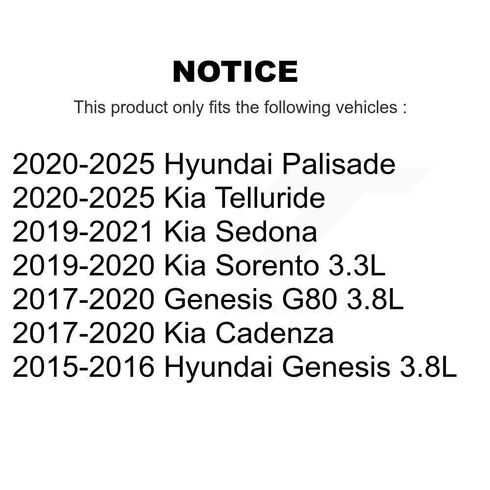 [N/A] Filtre à huile moteur Pour Kia Sorento Hyundai Palisade Telluride Sedona Genesis G80
