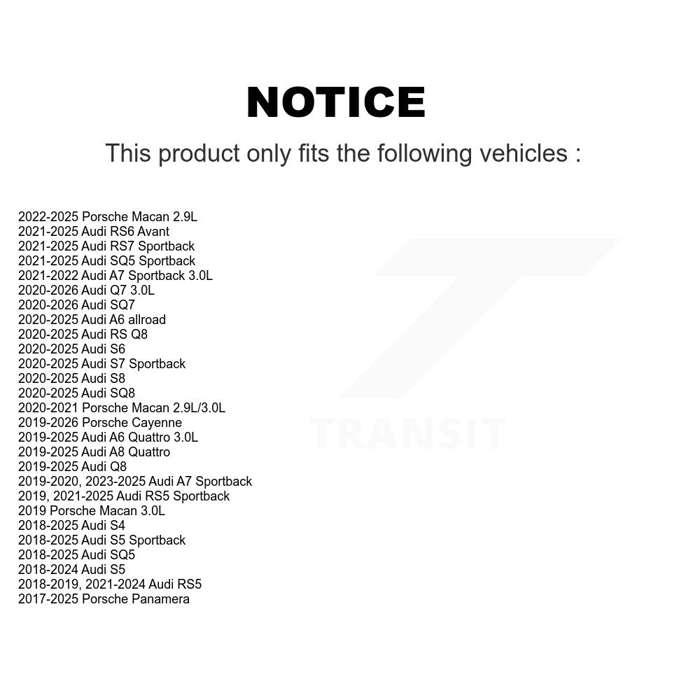 [N/A] Filtre à huile moteur pour Audi Porsche Macan Cayenne SQ5 Q7 S5 Q8 Panamera S4 RS5 A6