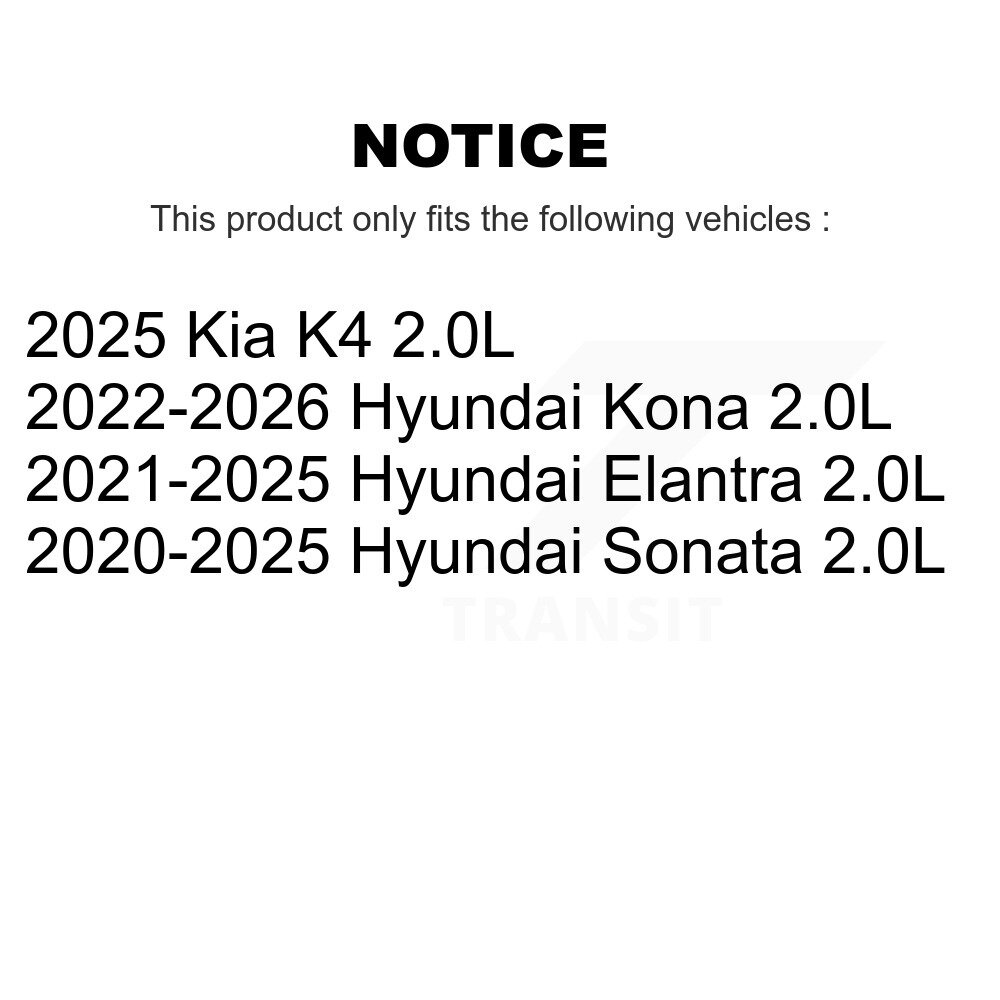 [N/A] Filtre à huile moteur pour Hyundai Elantra Kona Sonata Kia K4 2.0L 56-CH12812