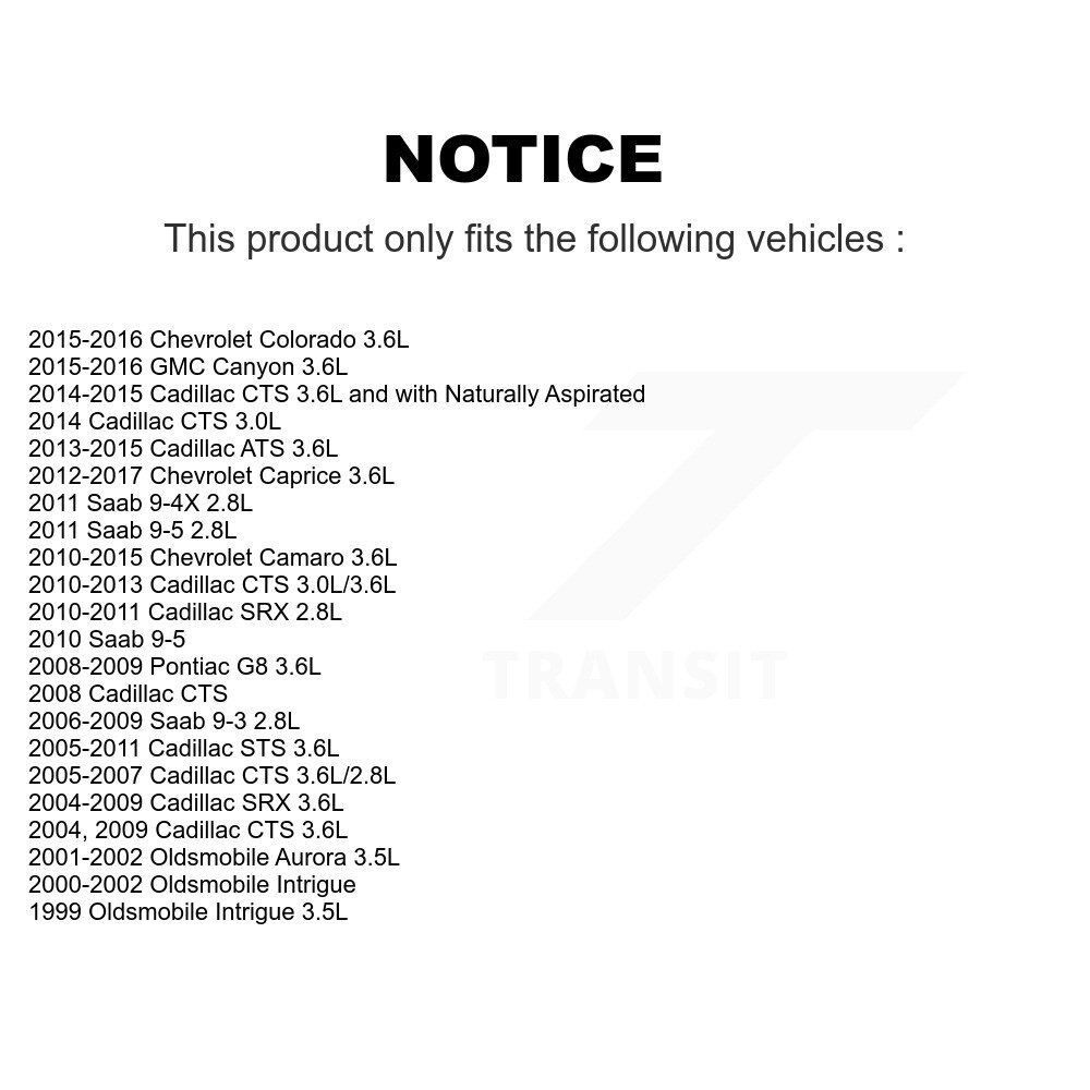 [N/A] Filtre à huile moteur pour Cadillac Chevrolet CTS Camaro Colorado SRX GMC Canyon Saab