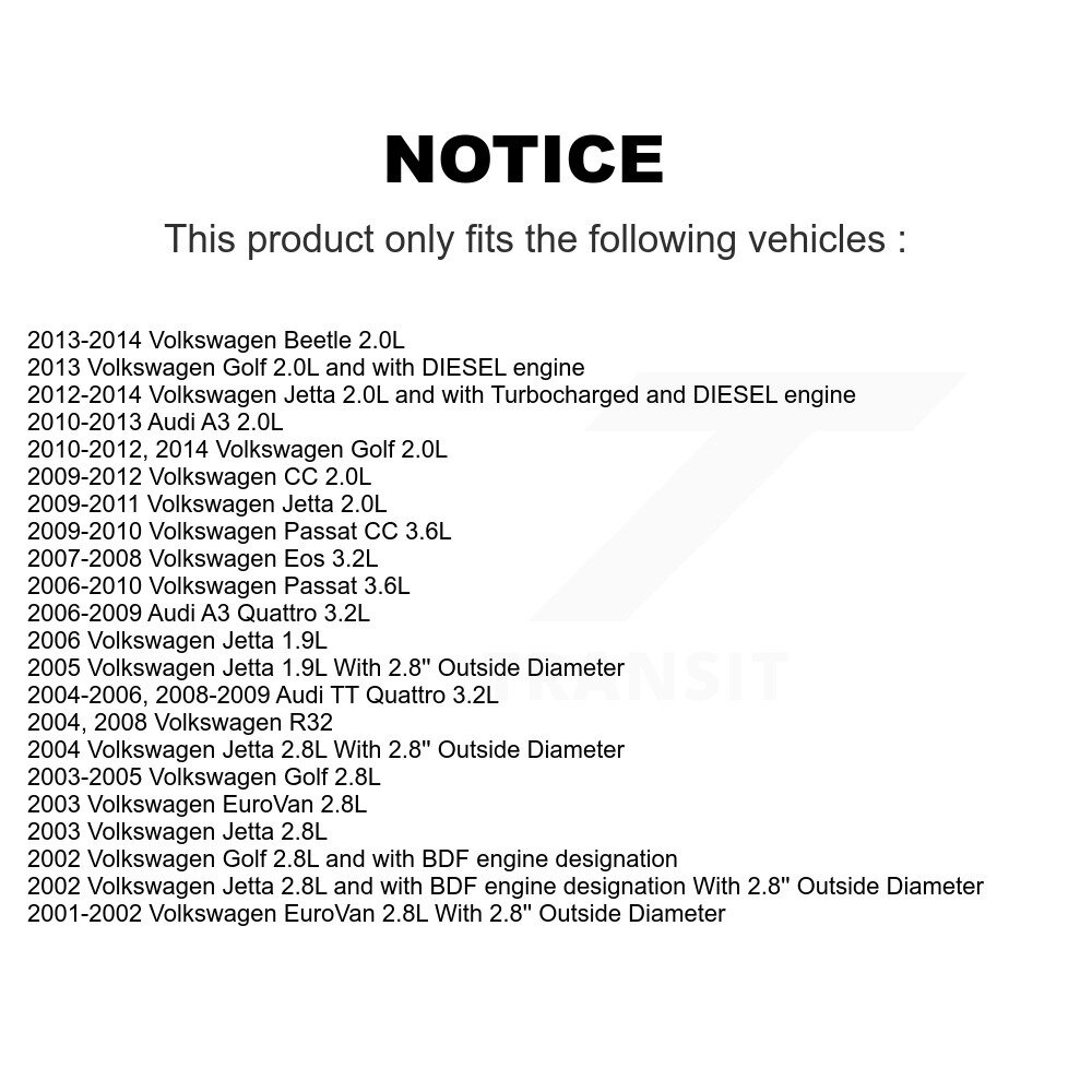 [N/A] Filtre à huile moteur pour Volkswagen Jetta Golf Passat Audi Beetle CC Eos A3 TT R32