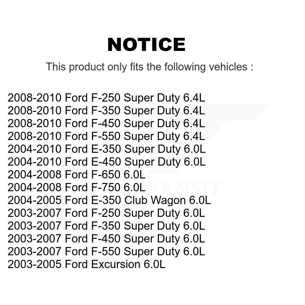 [N/A] Filtre à huile moteur pour Ford F-350 Super Duty F-250 E-350 Excursion Club Wagon