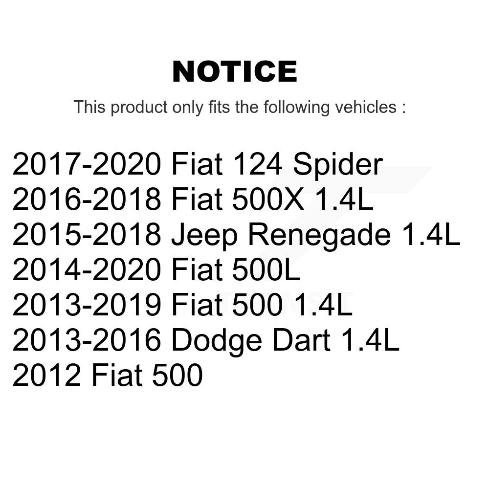 [N/A] Filtre à huile moteur pour Fiat 500 Dodge Dart Jeep Renegade 500L 500X 124 Spider