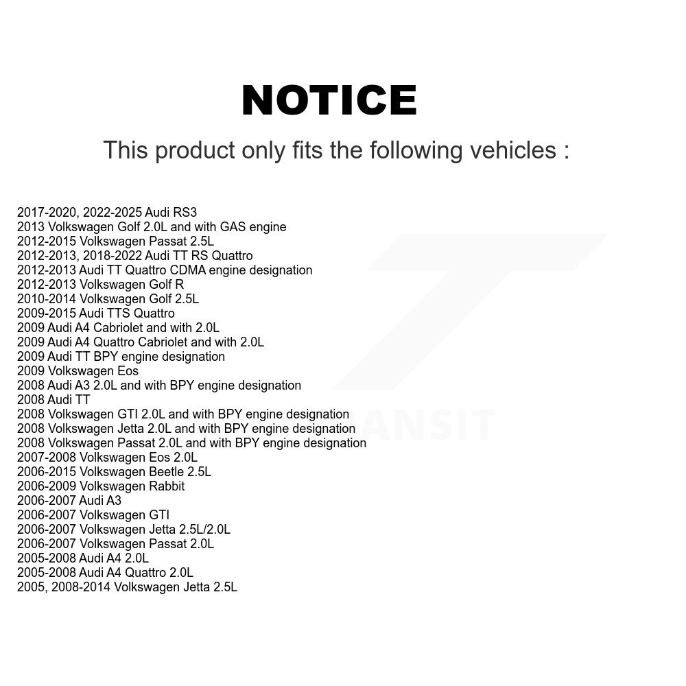 [N/A] Filtre à huile moteur pour Volkswagen Jetta Passat Golf Audi Beetle Rabbit A4 Quattro