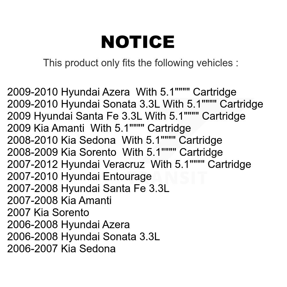 [N/A] Filtre à huile moteur Pour Hyundai Santa Fe Sonata Kia Veracruz Sedona Entourage