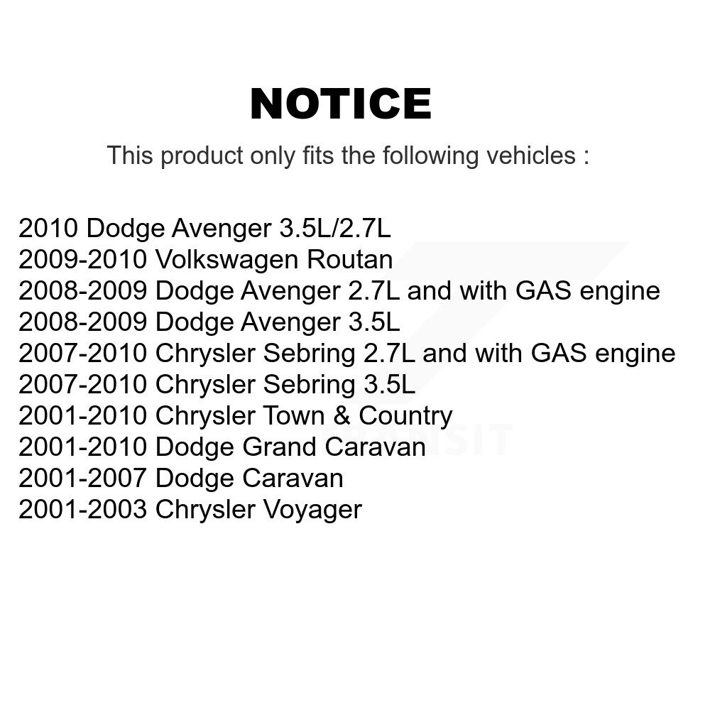 [N/A] Filtre à air pour Dodge Grand Caravan Chrysler Sebring Ville & Pays Avenger
