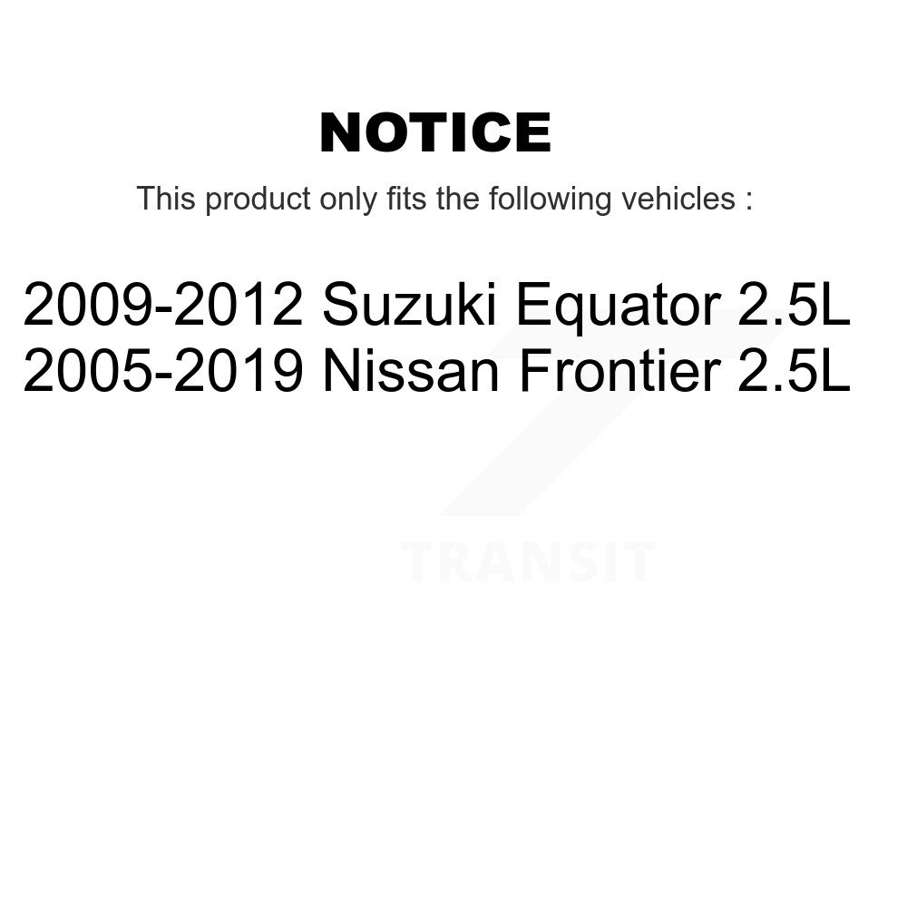 [N/A] Filtre à air pour Nissan Frontier Suzuki Equator 2.5L 57-46916