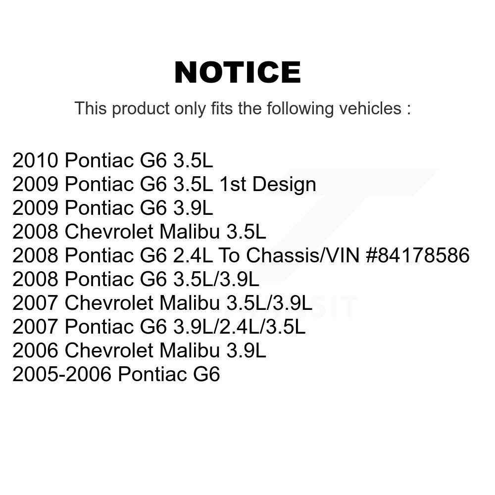 [N/A] Filtre à air pour Pontiac G6 Chevrolet Malibu 57-46917