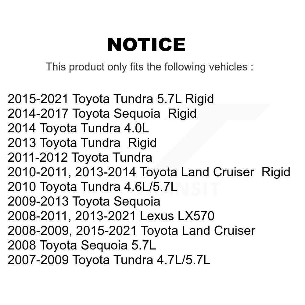[N/A] Filtre à air pour Toyota Tundra Sequoia Lexus LX570 Land Cruiser 57-49010