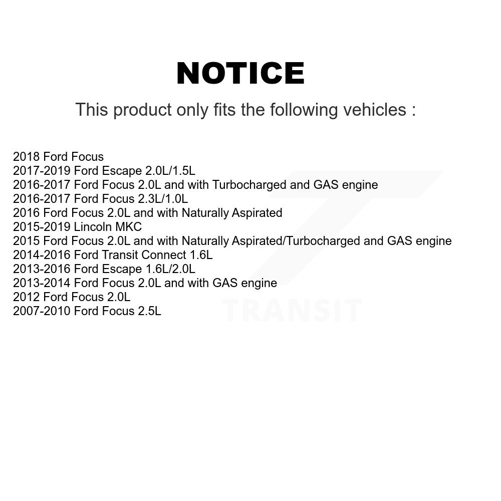 [N/A] Filtre à air pour Ford Escape Focus Lincoln MKC Transit Connect Corsair 57-49017