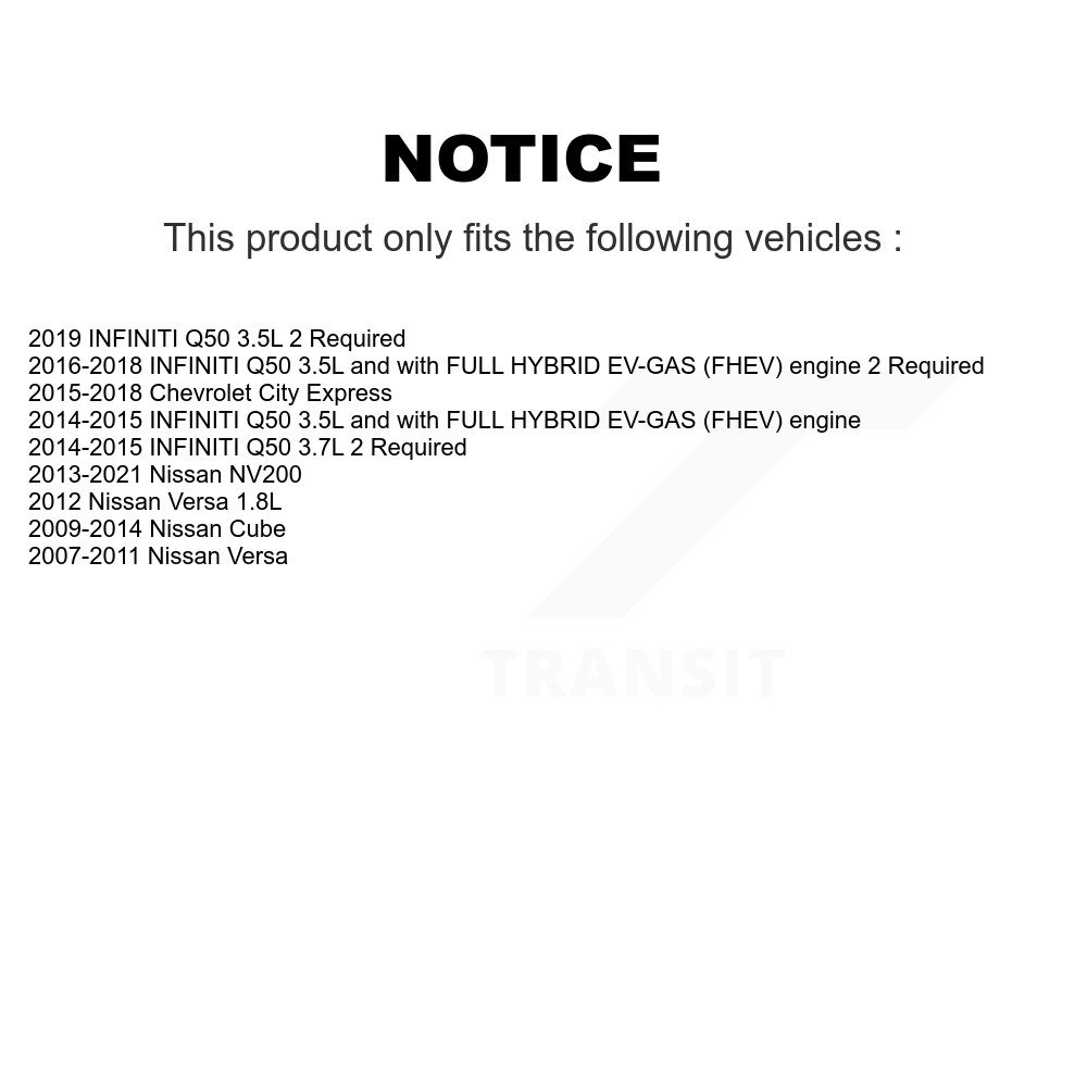 [N/A] Filtre à air pour Nissan Versa INFINITI Q50 NV200 Cube Chevrolet City Express