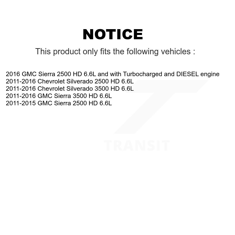 [N/A] Filtre à air pour GMC Chevrolet Sierra 2500 HD Silverado 3500 57-49314