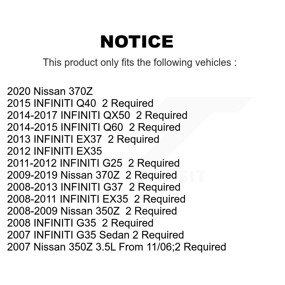 [N/A] Filtre à air pour INFINITI G37 QX50 Nissan EX35 370Z G35 350Z EX37 G25 Q60 Q40