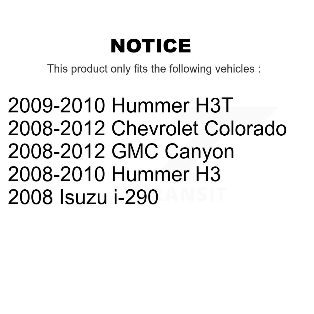 [N/A] Filtre à air pour Chevrolet Colorado GMC Canyon Hummer H3 H3T Isuzu i-290 57-49429