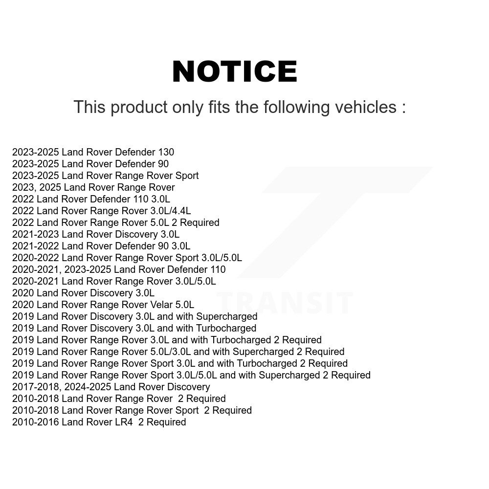 [N/A] Filtre à air pour Land Rover Range Sport Defender 110 LR4 Discovery Velar 130 90