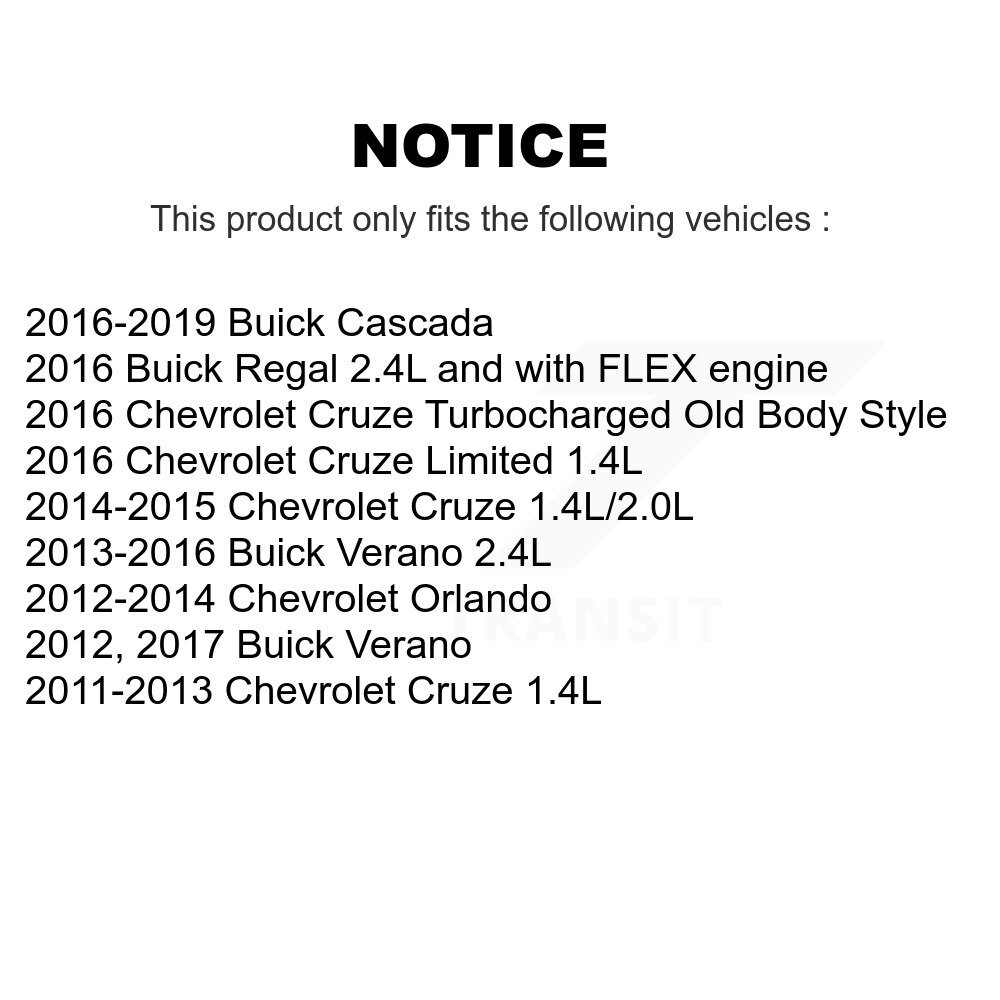 [N/A] Filtre à air pour Chevrolet Cruze Buick Verano Limited Orlando Regal Cascada