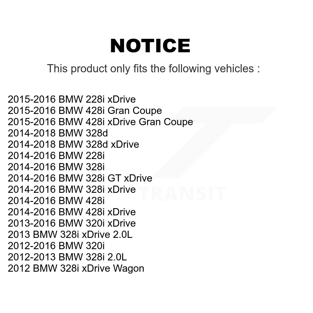 [N/A] Filtre à air pour BMW 328i xDrive 320i 428i 328d 228i Gran Coupe GT 57-WA10005