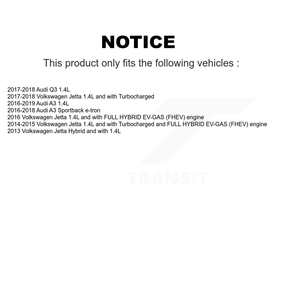 [N/A] Filtre à air pour Volkswagen Jetta Audi Q3 A3 Sportback e-tron 57-WA10072