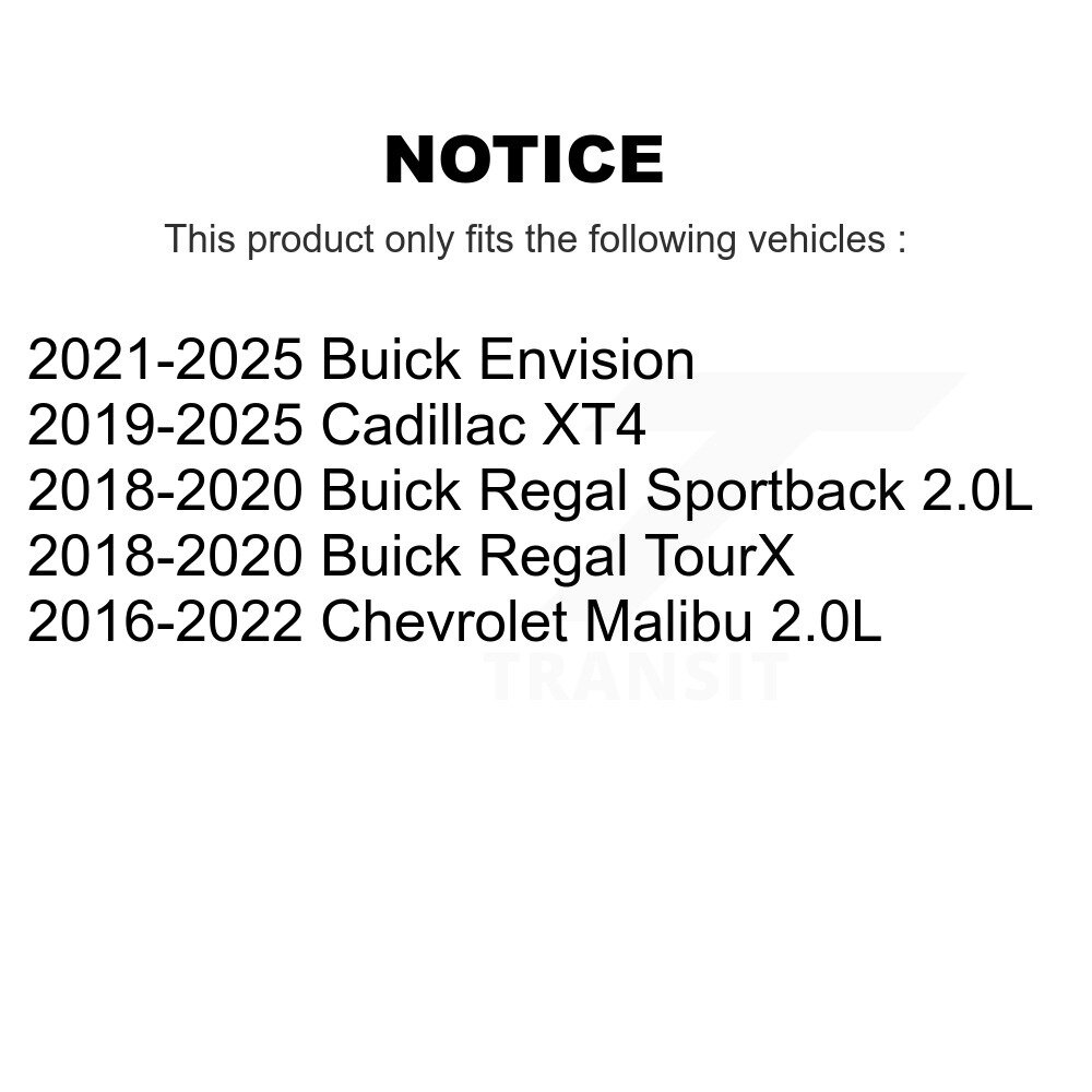 [N/A] Filtre à air pour Chevrolet Malibu Cadillac XT4 Buick Envision Regal Sportback