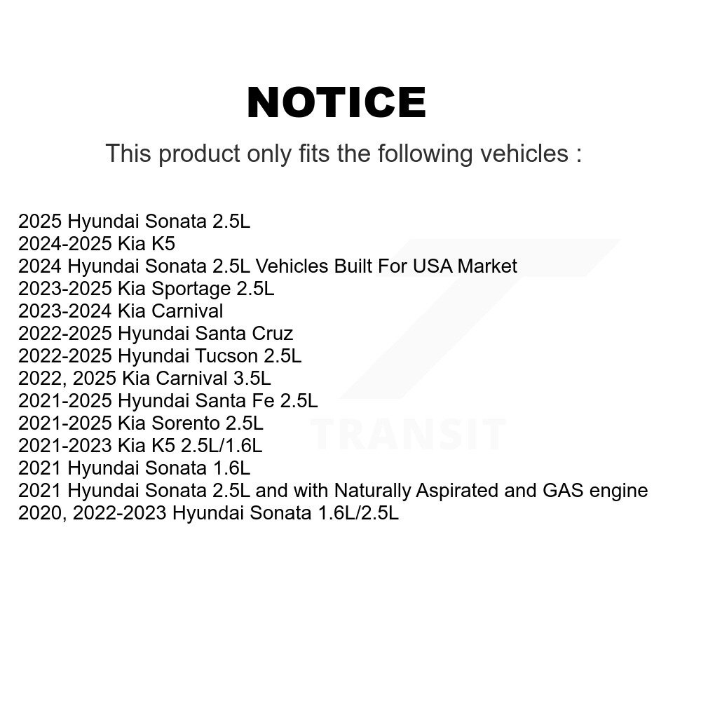 [N/A] Filtre à air pour Hyundai Kia Tucson Santa Fe Sportage Elantra Sorento Carnaval K5