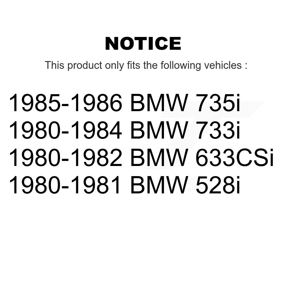[N/A] Roulement d'arbre de la pompe de direction pour BMW 733i 735i 633CSi 528i 70-104CC