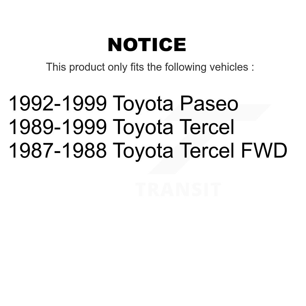 [Avant Intérieur] Roulement de roues avant intérieure pour Toyota Tercel Paseo 70-510002